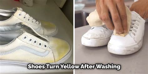 sneakers turned yellow